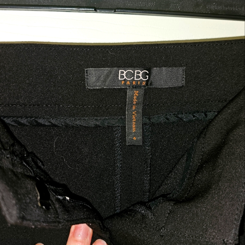BCBG long black dress pant